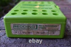 Redding 38 / 357 Reloading 3 Die Set With Caddy Case Series B BinAC