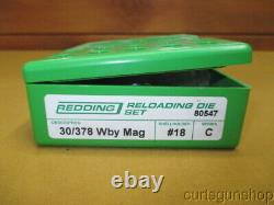 Redding Reloading Die Set for Caliber Weatherby 30/378 Part No 80547 Series C