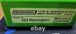 Redding Type S Match Bushing 2-Die Set 36111 & Bushing Neck Sizer Die 71111