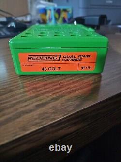 Redding reloading die 95191 45 colt dual ring carbide new in box