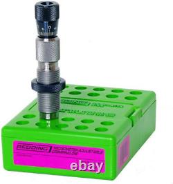 Reloading Micro-Adjustable Taper Steel Crimp Dies with Knurled Micrometer Barrel