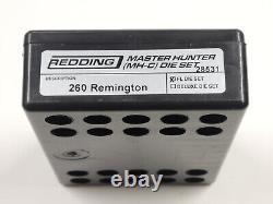 Sale! 28531 Redding Master Hunter Die Set 260 Remington New Free Ship