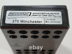 Sale! 29135 Redding Master Hunter Deluxe 3-die Set 270 Win New Free Ship