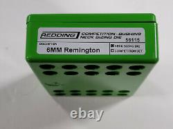 Sale! 56115 Redding Competition Bushing Neck Sizing Die 6mm Remington Brand New