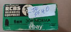 Set of 2 RCBS 8mm 308 Norma Reloading Dies NOS